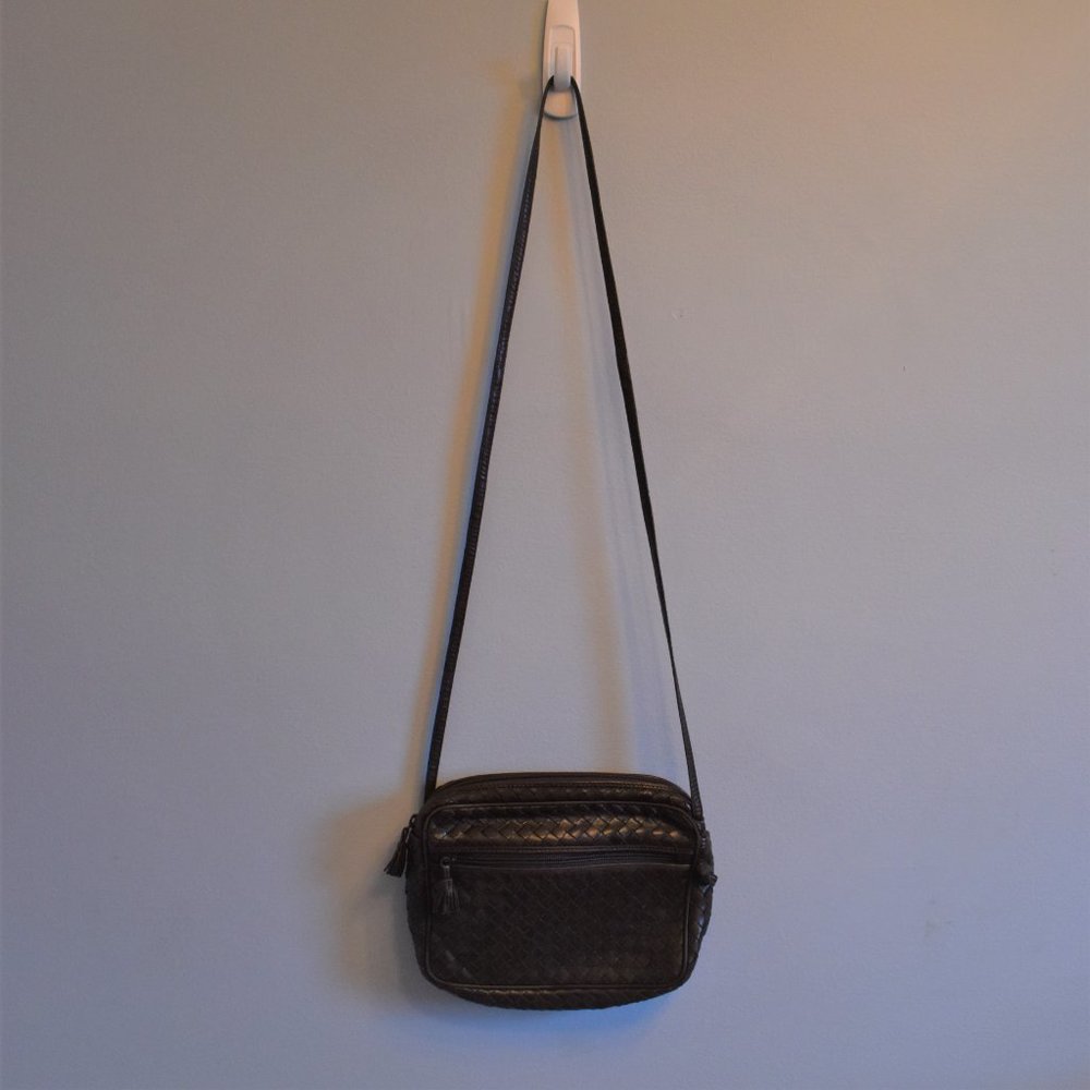 Bottega Veneta Woven Leather Crossbody Bag